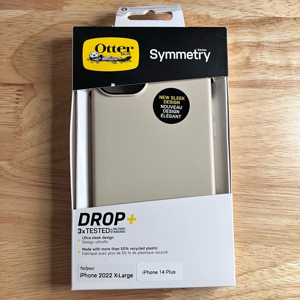 OtterBox Symmetry Series Case for iPhone 14 Plus - Cream